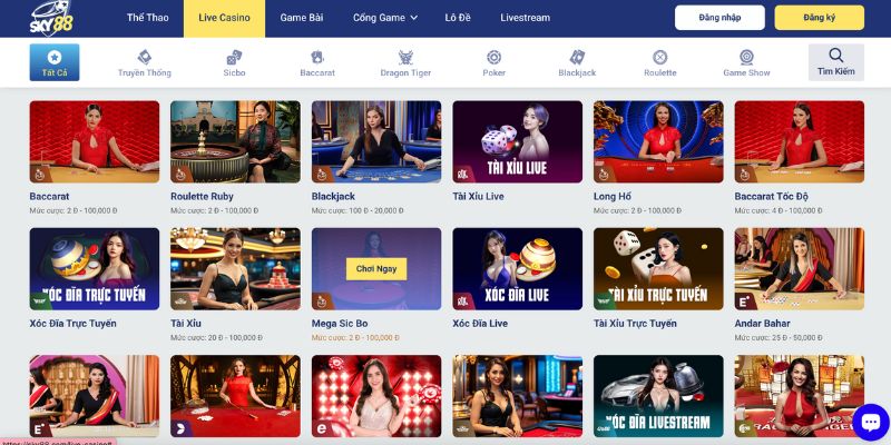 Sky88 – lựa chọn đáng tin cậy cho người chơi tài xỉu online
