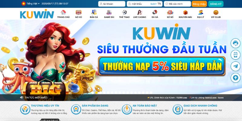 Trải nghiệm thế giới tài xỉu online chuyên nghiệp cùng Kuwin